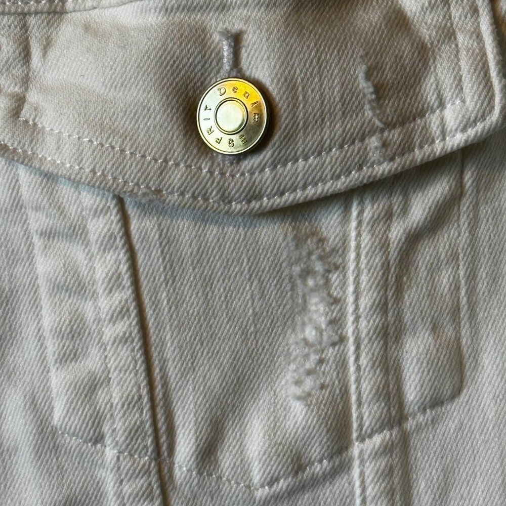 Esprit White Denim Jacket - image 4